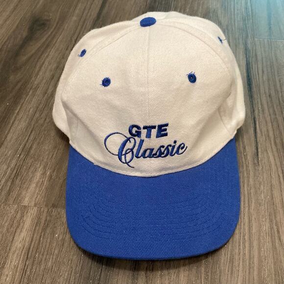 Vintage GTE Classic Blue & White Snapback Hat Adjustable Cap Unisex‎ - Picture 1 of 7